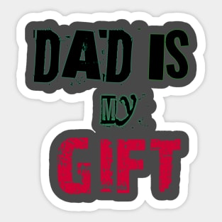 Father's Day shirt Sticker